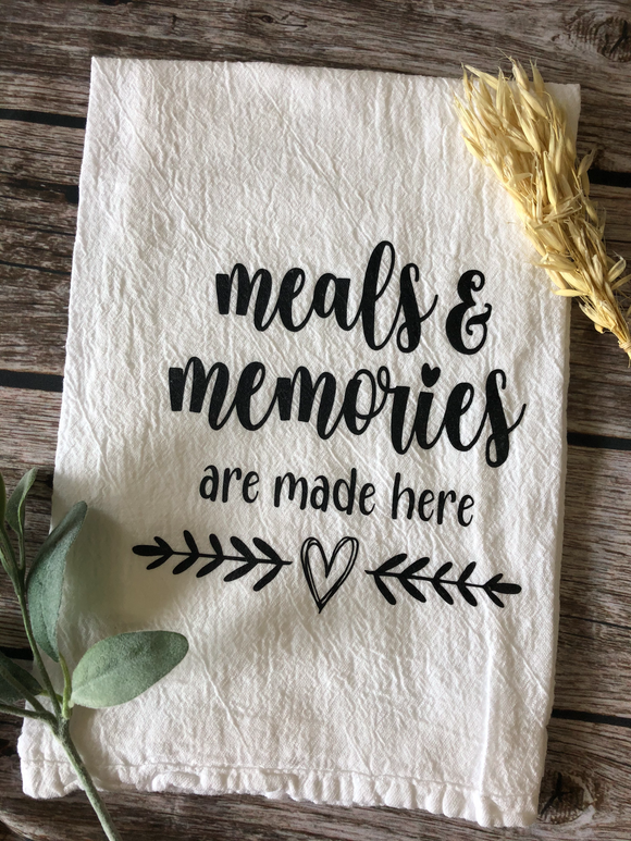 Meals and Memories Hand Towel