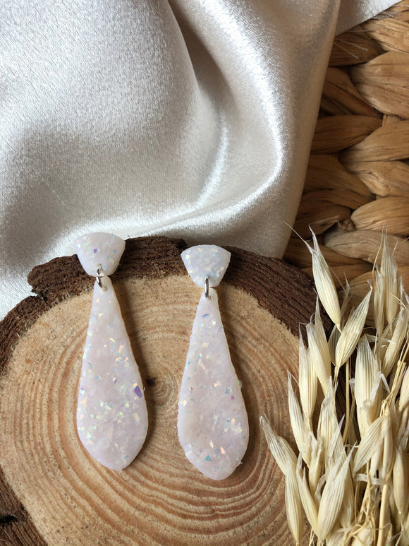 Opal Teardrop Dangles